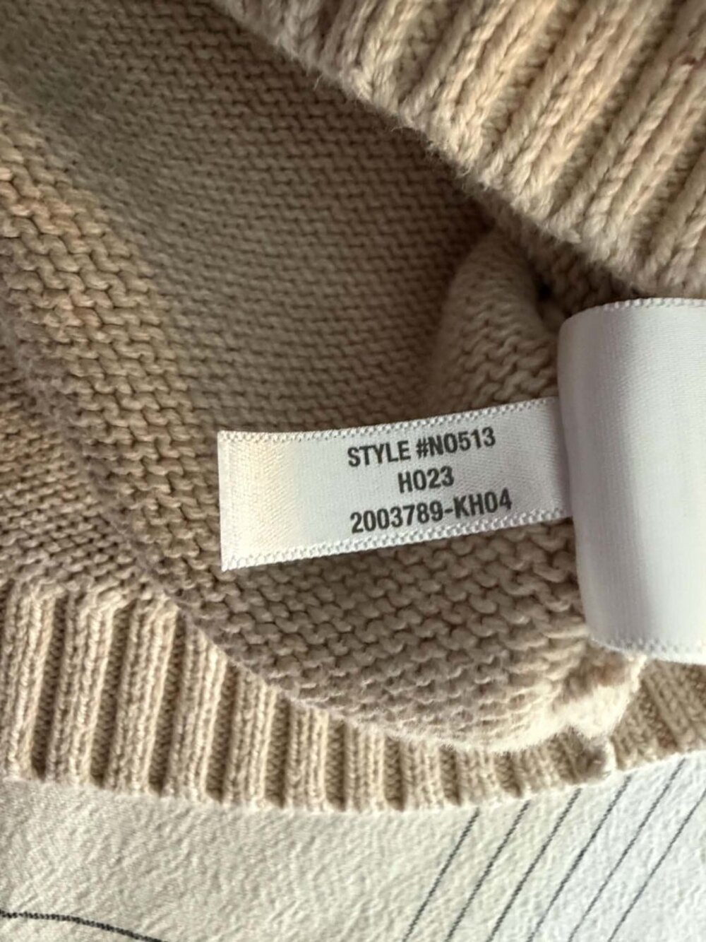 J.Crew 100% Cotton Rollneck Boxy Cropped Sweater Oatmeal Small - Picture 8 of 8